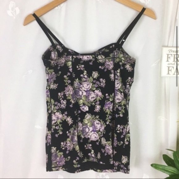 Talula Noho Black Floral Bustier Top - Picture 2 of 7